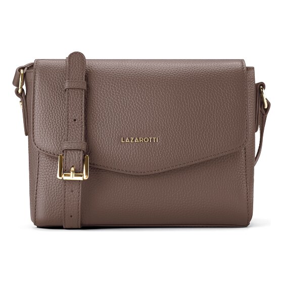 Lazarotti Bologna Leather Crossbody Umhängetasche Leder 22 cm