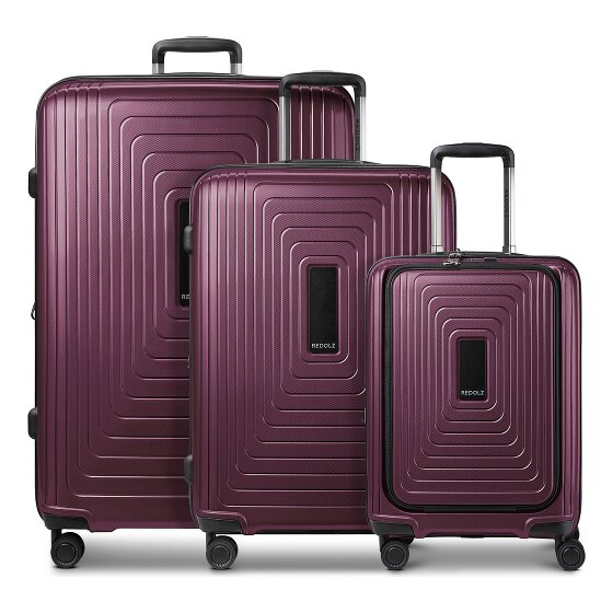 Redolz Essentials 14 4 Rollen Kofferset 3-teilig mit Dehnfalte