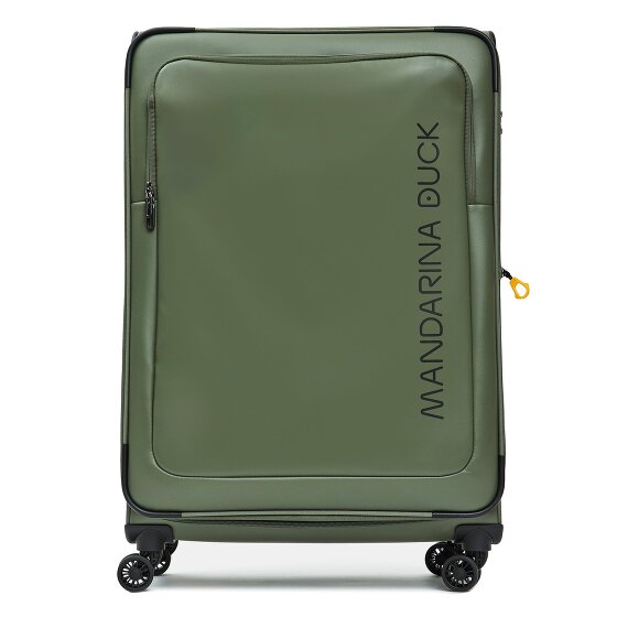 Mandarina Duck Eco Coated 4 Rollen Trolley XL 83 cm mit Dehnfalte