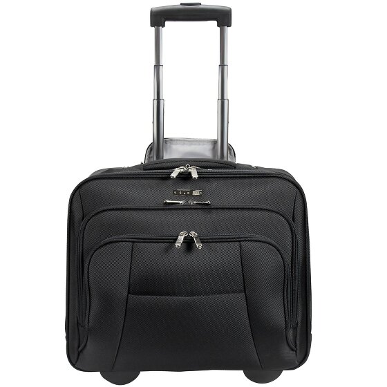 d&n Business & Travel 2 Rollen Businesstrolley 37 cm Laptopfach