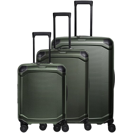 Travelite Millennium 4 Rollen Kofferset 3-teilig mit Dehnfalte