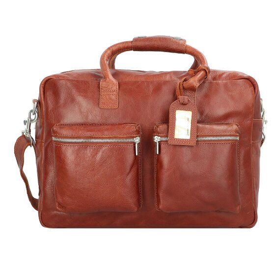 Cowboysbag Handtasche Leder 41 cm cognac