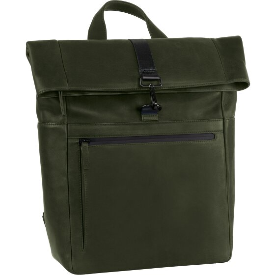 Leonhard Heyden Den Haag Rucksack Leder 40 cm Laptopfach