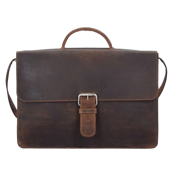 Plevier Retro Zeppelin Aktentasche Leder 43.5 cm Laptopfach