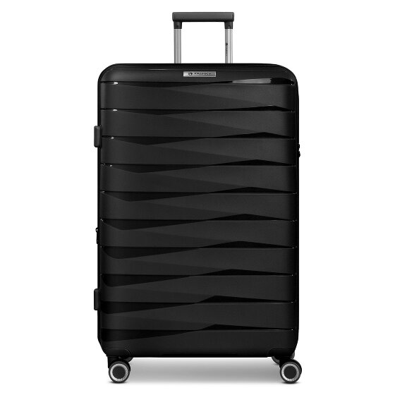Franky London 4 Rollen Trolley L 74 cm mit Dehnfalte