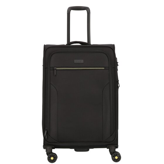 d&n Travel Line 9704 4 Rollen Trolley M 68 cm mit Dehnfalte