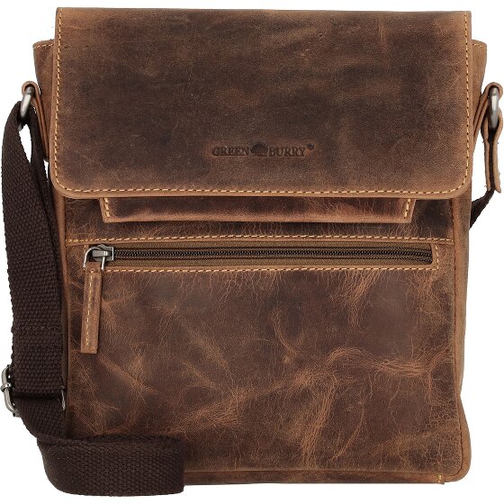 Greenburry Vintage Umhängetasche Leder 22 cm