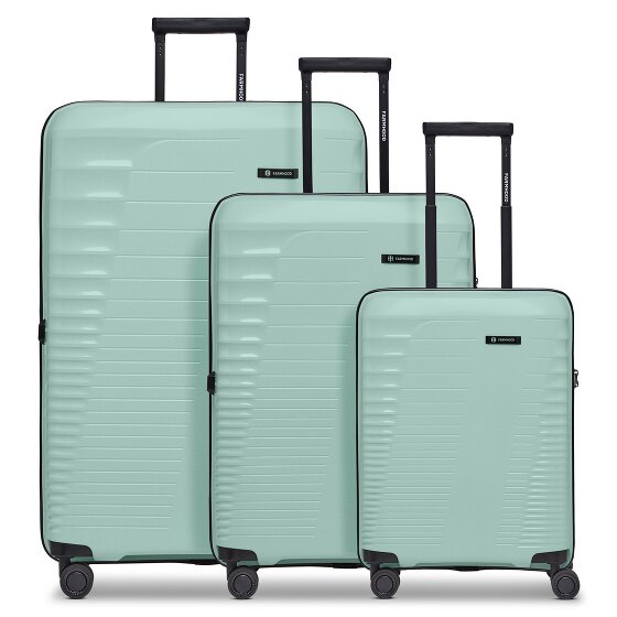 Farmhood Eco Edition 4 Rollen Kofferset 3-teilig mit Dehnfalte