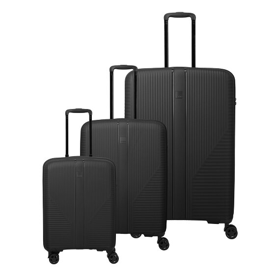 Travelite Air Stripe 4 Rollen Kofferset 3-teilig mit Dehnfalte