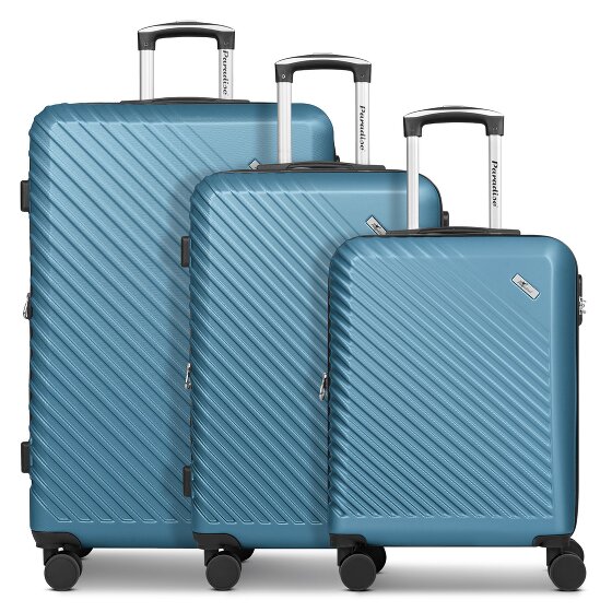 Check.In Paradise 2.0 4 Rollen Kofferset 3-teilig mit Dehnfalte