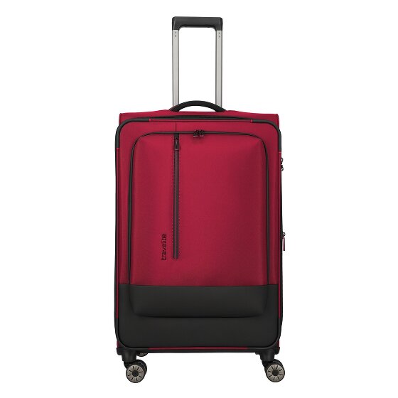 Travelite Crosslite 5.0 4 Rollen Trolley L 77 cm mit Dehnfalte