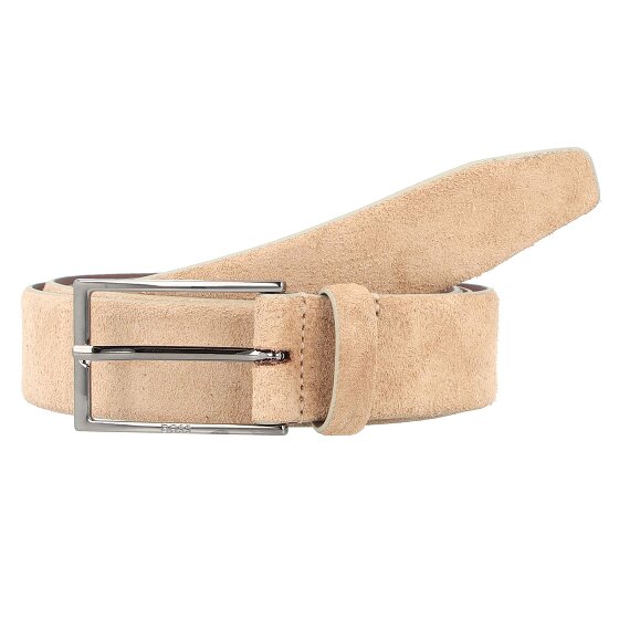 Boss Calindo Gürtel Leder 100 cm beige