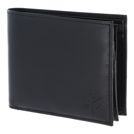 oxmox Leather Geldbörse RFID Schutz Leder 12 cm