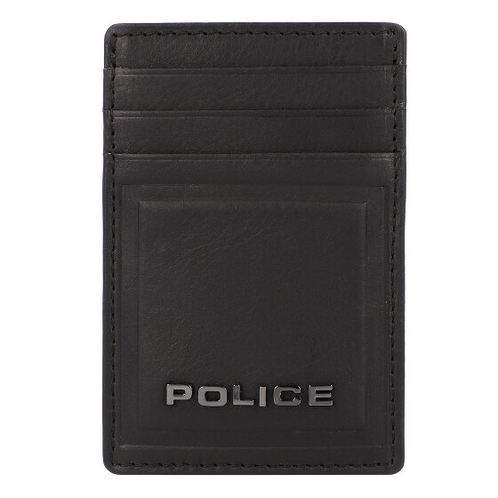 Police PT16-08536 Kreditkartenetui Leder 7 cm mit Geldscheinklammer