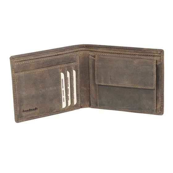 Greenland Nature Rubin Geldbörse Leder 10,5 cm