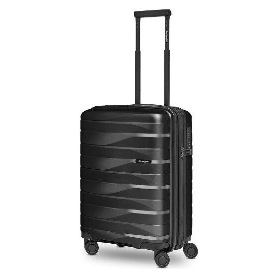 Bergpfeil Travel 4 Rollen Kabinentrolley S 55 cm mit Dehnfalte