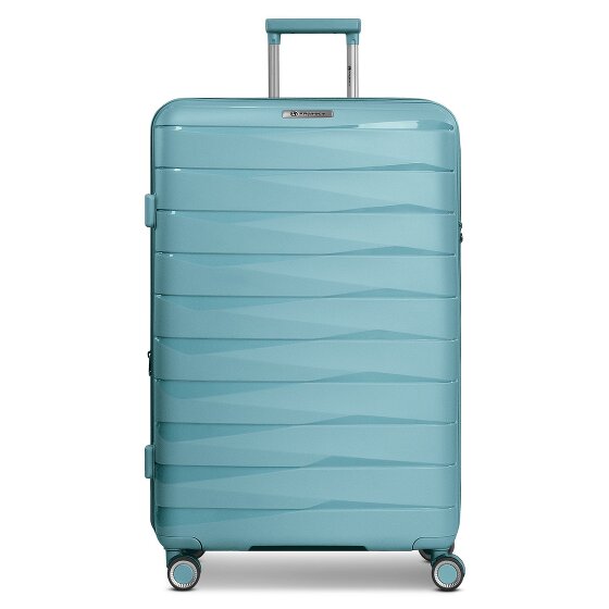 Franky London 4 Rollen Trolley L 74 cm mit Dehnfalte