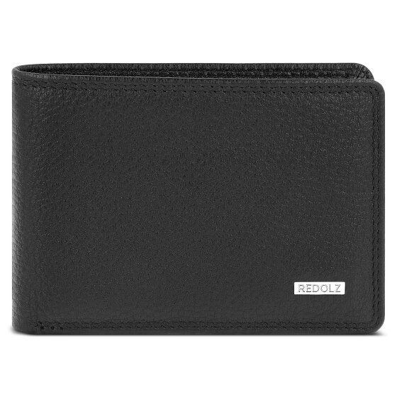 Redolz Leather Essentials QF kleine Geldbörse RFID Leder 10,5 cm