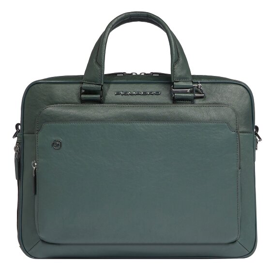 Piquadro Black Square Aktentasche Leder 40 cm Laptopfach