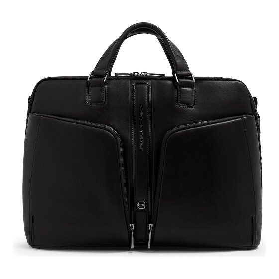 Piquadro Victor Aktentasche RFID Schutz Leder 43 cm Laptopfach