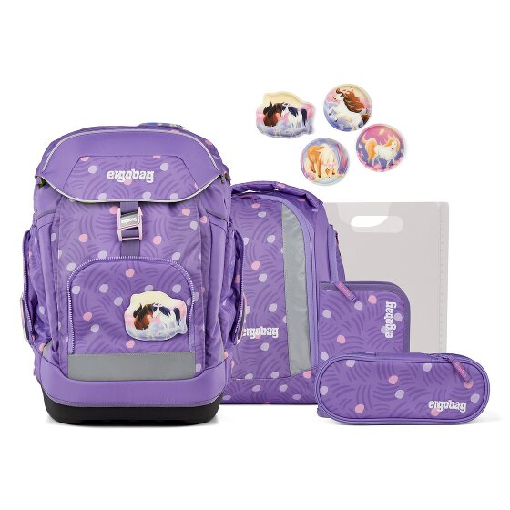 Ergobag Pack Schulranzen-Set 6tlg. inkl. Klettie-Set