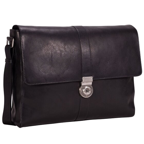 Leonhard Heyden Bergamo Messenger Leder 38 cm Laptopfach