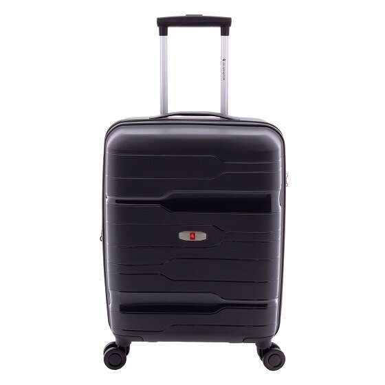 Gladiator 3800 4 Rollen Kabinentrolley 55 cm mit Dehnfalte