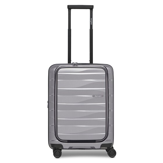 Bergpfeil Travel 4 Rollen Kabinentrolley 55 cm Laptopfach mit Dehnfalte
