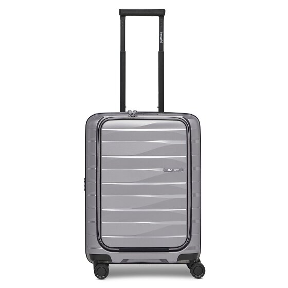 Bergpfeil Travel 4 Rollen Kabinentrolley 55 cm Laptopfach mit Dehnfalte