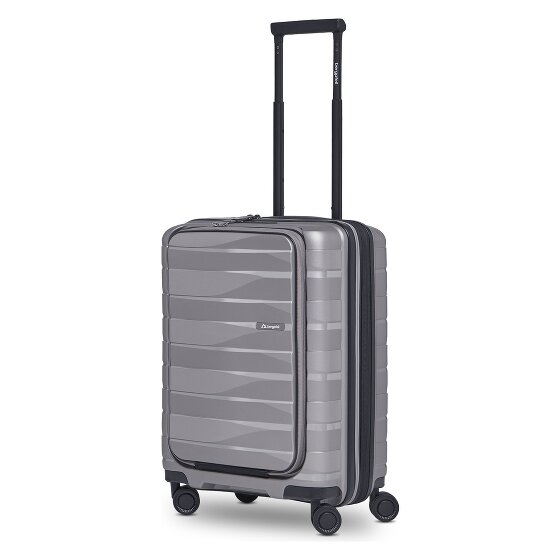 Bergpfeil Travel 4 Rollen Kabinentrolley 55 cm Laptopfach mit Dehnfalte