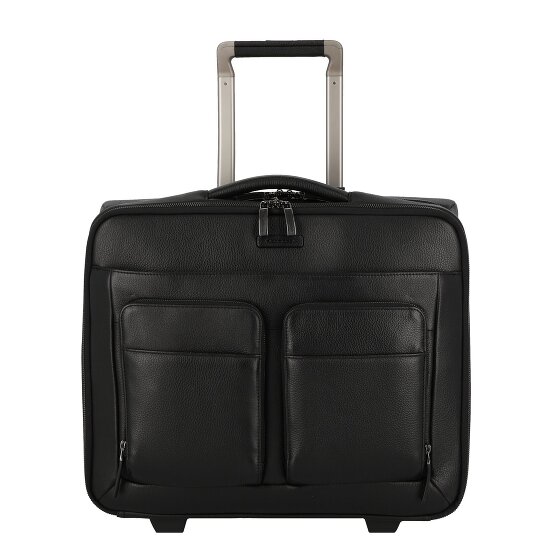 Piquadro Modus Special 2 Rollen Businesstrolley Leder 44 cm Laptopfach