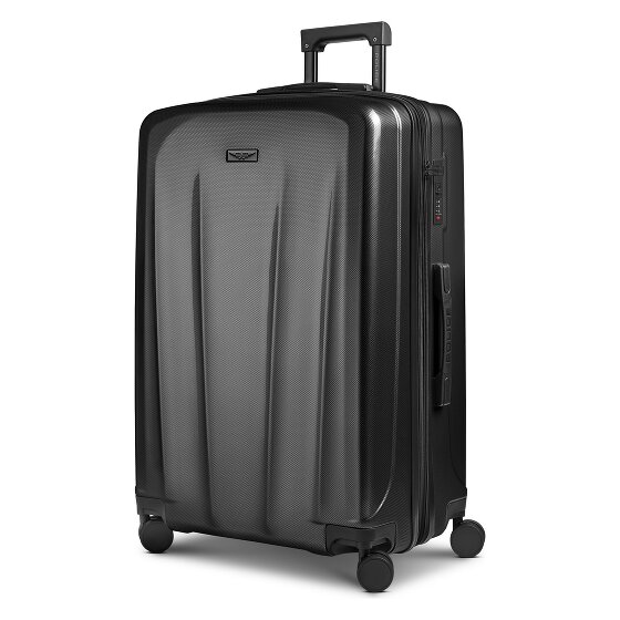 Police New York 4 Rollen Trolley L 72 cm mit Dehnfalte