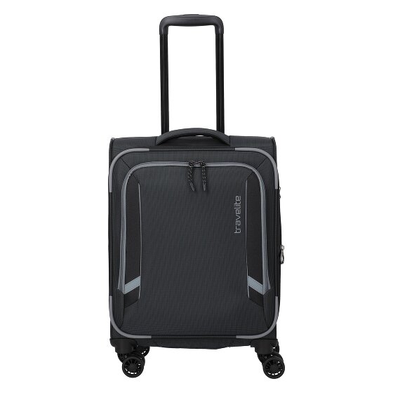 Travelite Corsiica 4 Rollen Kabinentrolley S 55 cm mit Dehnfalte