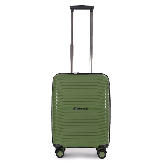 Stratic Bright+ 4 Rollen Kabinentrolley S 55 cm mit Dehnfalte