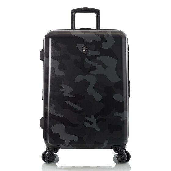 Heys Black Camo 4 Rollen Trolley M 66 cm mit Dehnfalte