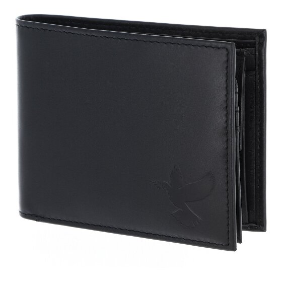 oxmox Leather Geldbörse RFID Schutz Leder 12 cm