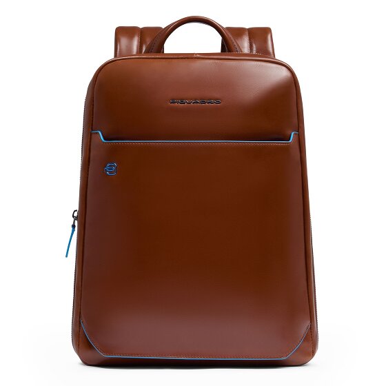 Piquadro Blue Square Daypack RFID Schutz Leder 37 cm Laptopfach