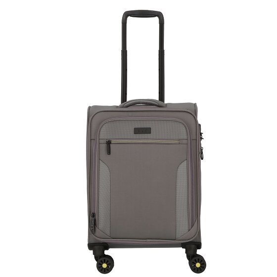 d&n Travel Line 9704 4 Rollen Kabinentrolley S 55 cm mit Dehnfalte