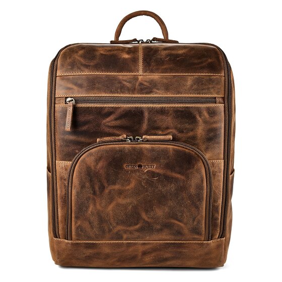 Greenburry Vintage Business-Rucksack Leder 36.5 cm Laptopfach