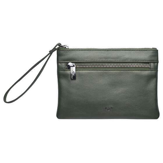 Golden Head Valencia Herrentasche RFID Schutz Leder 18 cm grün