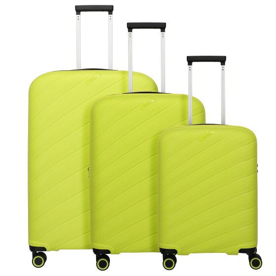 Travelite Burano 4 Rollen Kofferset 3-teilig mit Dehnfalte