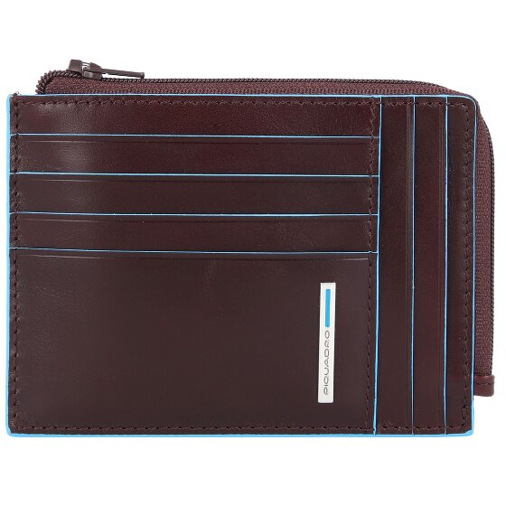 Piquadro Blue Square Kreditkartenetui RFID Schutz Leder 12 cm Geschenkbox