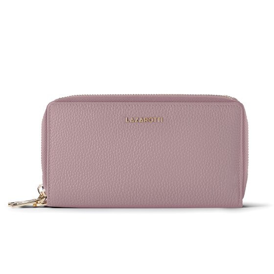 Lazarotti Bologna Leather XL Double Zip-Around Geldbörse RFID Leder 20 cm