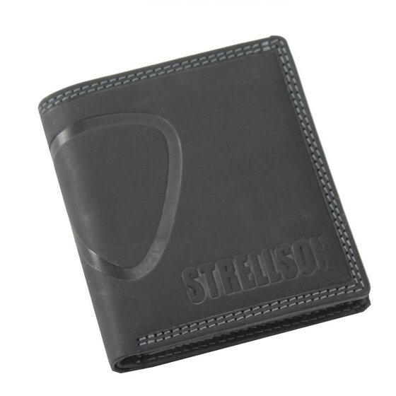 Strellson Baker Street Geldbörse Leder 9 cm schwarz