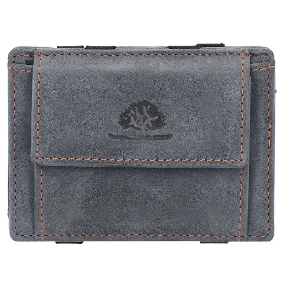 Greenburry Vintage Magic Geldbörse RFID Leder 10 cm blau