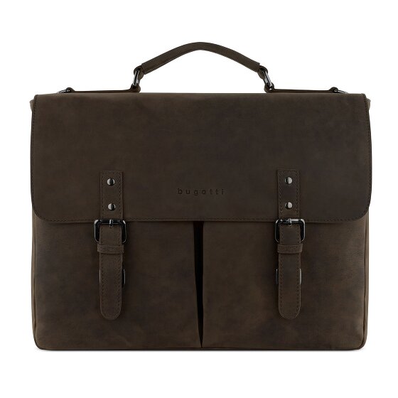 bugatti Luca Aktentaschen Messenger Leder 39 cm Laptopfach