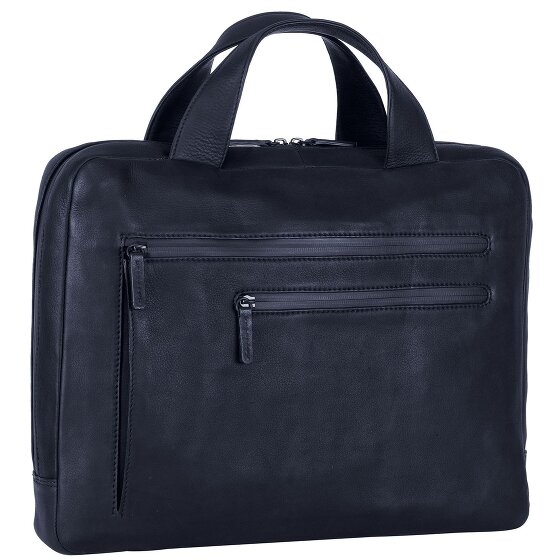 Leonhard Heyden Den Haag Aktentasche Leder 38 cm Laptopfach