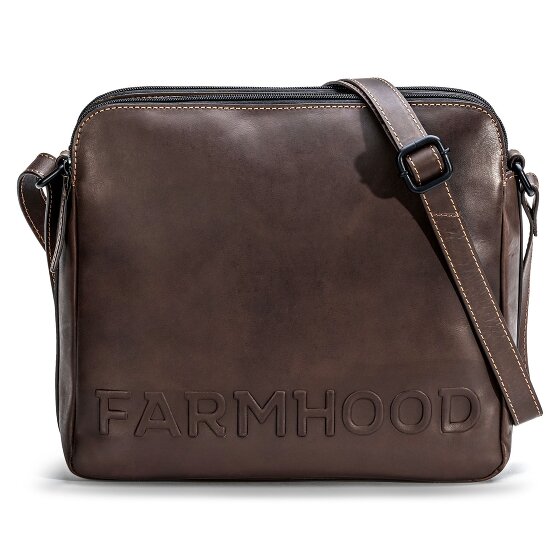 Farmhood Nashville XL Umhängetasche 2 Fächer Leder 29 cm