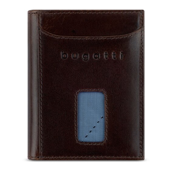 bugatti Secure Slim Geldbörse RFID Schutz Leder 8 cm