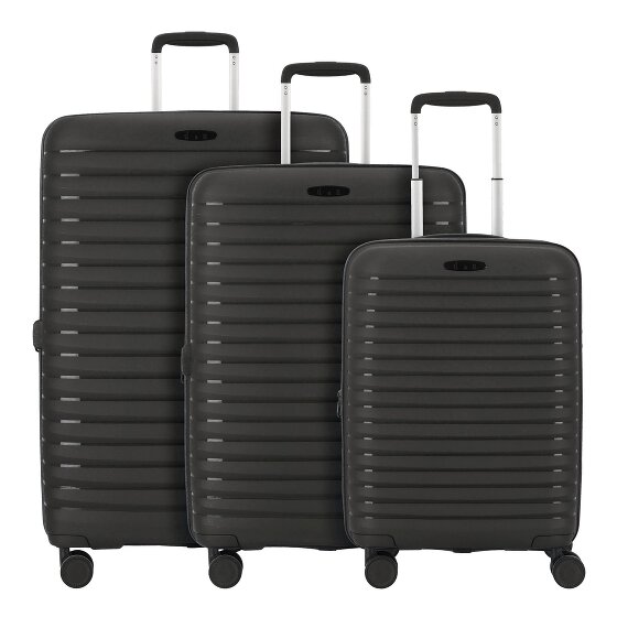 d&n Travel Line 4500 4 Rollen Kofferset 3-teilig mit Dehnfalte